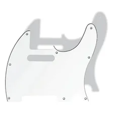 Escudo Guitarra Tele Branco 1 Camada Telecaster 8 Parafusos Foto  mini 1