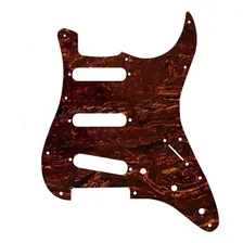 Escudo Para Guitarra Strato Para 3 Singles Spirit X200 Cor Marrom Desenho Tortoise Foto mini 1