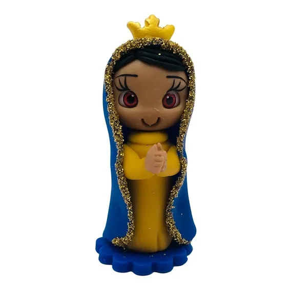 Escultura Armazém Católico Nossa Senhora Aparecidaoriginal De Nossa Senhora Aparecida - Azul Foto 1
