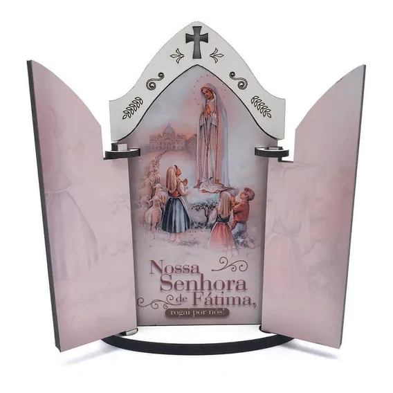 Escultura Armazém Católico Nossa Senhora De Fátimaoriginal Capela De Nossa Senhora De Fátima Foto 1
