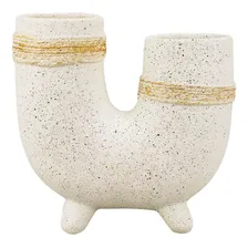 Escultura Branca Resina Decorativa Presente Luxo 17 Cm Foto mini 1