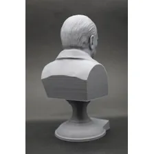 Escultura Busto Winston Churchill Estadista Britânico Foto mini 3