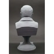 Escultura Busto Winston Churchill Estadista Britânico Foto mini 4