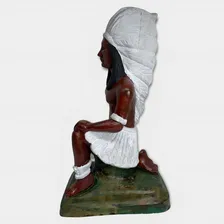 Escultura Caboclo Pena Branca 23 Cm Em Resina Foto mini 4