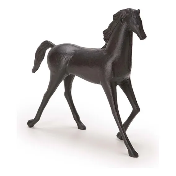 Escultura Cavalo Em Metal - Mart Foto 1