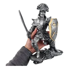 Escultura De Guerreiro Samurai Em Ação Resina Artesanal Foto mini 2