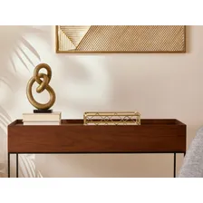 Escultura Decorativa Enfeite Moderna Abstrato Em Luxo Cor Escultura Dourado Envelhecido Foto mini 2