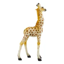 Escultura Decorativa Girafa Em Resina Animais 18cm Cor Marrom Foto mini  3