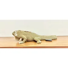 Escultura Decorativa Iguana Dourada Em Polirresina Foto mini 4