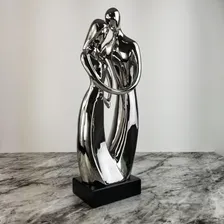 Escultura Figurativa Casal Apaixonado - Objeto Decorativo Foto mini 3