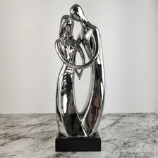 Escultura Figurativa Casal Apaixonado - Objeto Decorativo Foto mini 2
