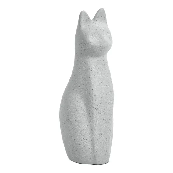 Escultura Gato Em Cerâmica 17546 Mart Foto 1