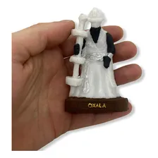 Escultura Oxalá 10 Cm Em Resina Foto mini 3