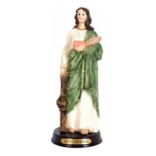 Escultura Santa Catarina 14cm Foto mini 1