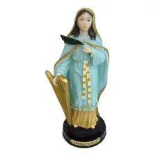 Escultura Santa Cecilia 14cm Foto mini 1