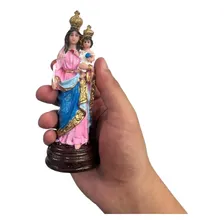 Escultura Santa Nossa Senhora Da Luz 13,50 Cm Em Resina Foto mini  2
