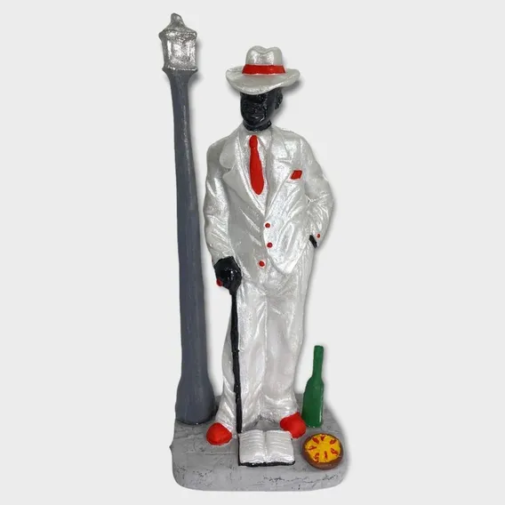 Escultura Zé Pelintra 15 Cm Em Resina Foto 1