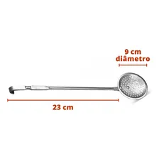 Escumadeira Para Fritura Colher De Arroz Espumadeira 9cm Foto mini 2