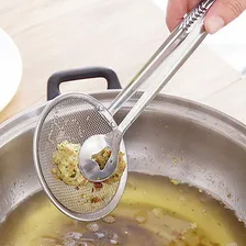 Escumadeira Para Fritura Com Pegador Inox Foto mini 3