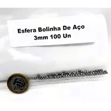 Esfera Bolinha De Aço 3mm 100 Un Foto mini  3