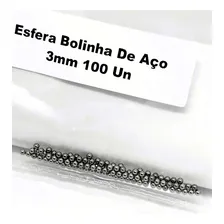 Esfera Bolinha De Aço 3mm 100 Un Foto mini  2