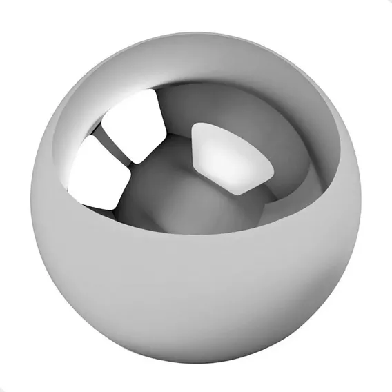 Esfera De Aço 3.969 Ou 5/32 Cromo Alta Qualidade 100 Peças Foto 1