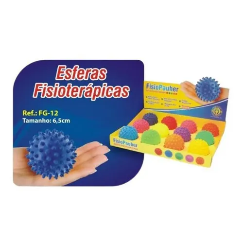 Esferas Fisioterapicas Fisiopauher 6,5 Cm Cores Sortidas Foto 1
