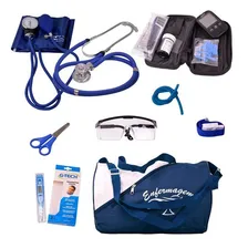 Esfigmomanômetro Com Velcro - Premium Cor Azul-marinho Foto  mini 1