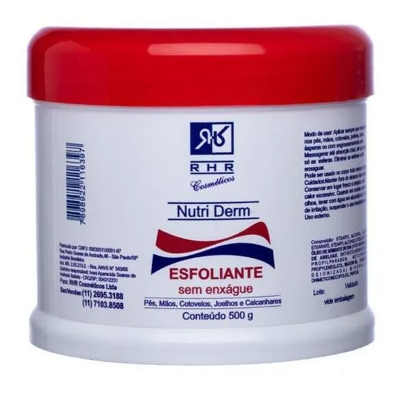 Esfoliante Nutri Derm 500g (sem Enxágue) - Rhr Foto 1