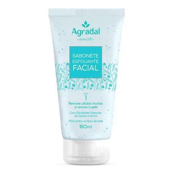 Esfoliante Sabonete Liquido Facial Agradal 150ml Foto 1