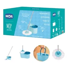 Esfregão Mop Balde Giratório Limpeza Pratica Rápida 13lt Mor Foto mini 4