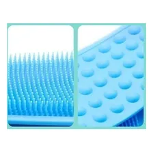 Esfregão Silicone Massageador Esfoliante Costa Banho Massage Foto mini 2