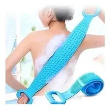 Esfregão Silicone Massageador Esfoliante Costa Banho Massage Foto mini 1