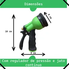 Esguicho Pistola 8 Jatos Mangueira 1/2 Engate Rapido Foto mini 4