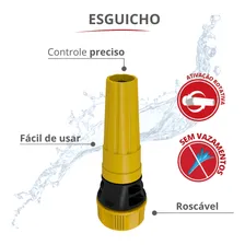 Esguicho Roscável com Adaptador Roscável Cor Amarelo DurĂn Foto mini 3