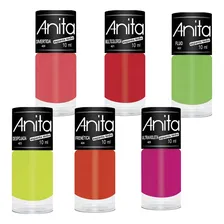 Esmalte Anita Coleção Neon Espanta Tédio 06 Cores Foto mini 3