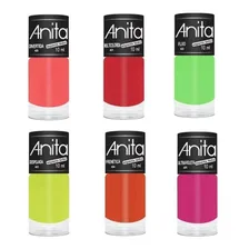 Esmalte Anita Coleção Neon Espanta Tédio 06 Cores Foto mini 1