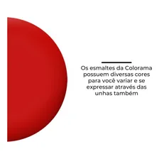 Esmalte Colorama Tapete Vermelho Cremoso Longa Duração 8ml Foto mini  2
