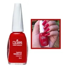 Esmalte Colorama Tapete Vermelho Cremoso Longa Duração 8ml Foto  mini 1