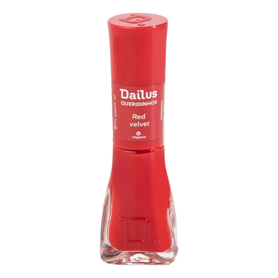 Esmalte Cremoso Dailus Queridinhos Cor Red Velvet 217 8ml Foto 1