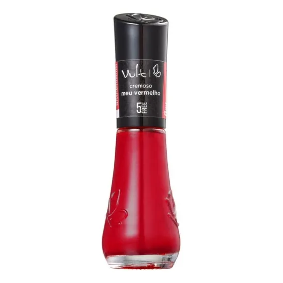 Esmalte Cremoso Vult 5free Meu Vermelho 8ml Foto 1