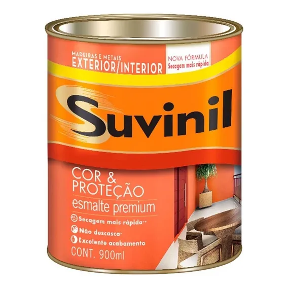 Esmalte Sintético Acetinado 900ml Gelo Suvinil Foto 1