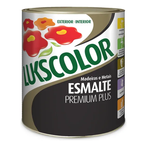 Esmalte Sintético Brilhante Solvente 900ml - Lks Cores Foto 1