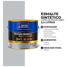 Esmalte Sintético Super Proteção 3 Em 1 2,4l Alumínio Brilh Foto mini  2