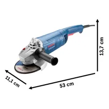 Esmerilhadeira 7 Bosch Gws 2200-180 Vulcano 2200w Foto mini 4