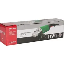Esmerilhadeira Angular 180mm 2600w 220v Ead2600 Dwt Cor Preto e Verde Foto mini 4