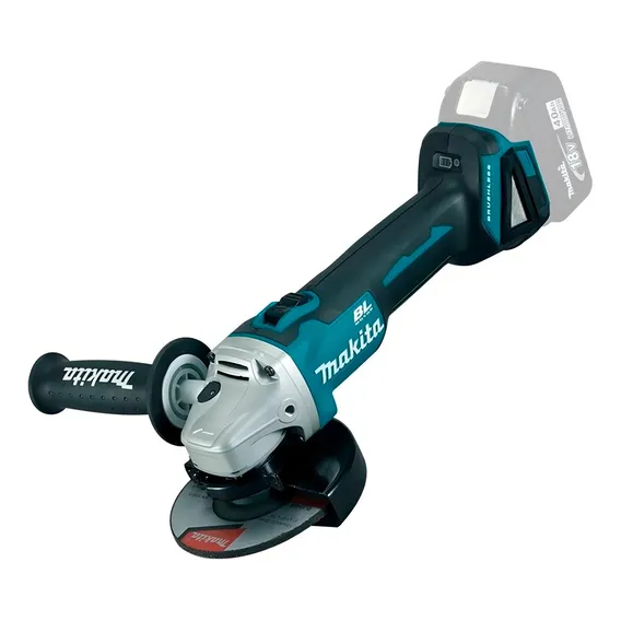 Esmerilhadeira Angular 18V S/bateria Makita DGA504Z cor Turquesa Foto 1