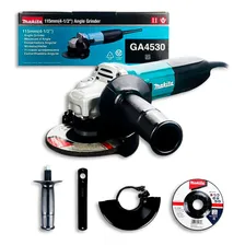 Esmerilhadeira Angular Ga4530 Makita Profissional 720w 115mm Cor Azul-petróleo Frequência 60hz 220v Foto  mini 1