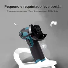 Esmerilhadeira E Lixadeira Bateria Recarregável Wicopet Lixadeira Esmirilhadeira Portátil Recarregável 12v +2 Discos Foto mini 4