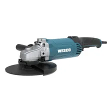 Esmerilhadeira Lixadeira Angular 7 2000w 220v Ws4721 Wesco Cor Azul-aço Foto  mini 1